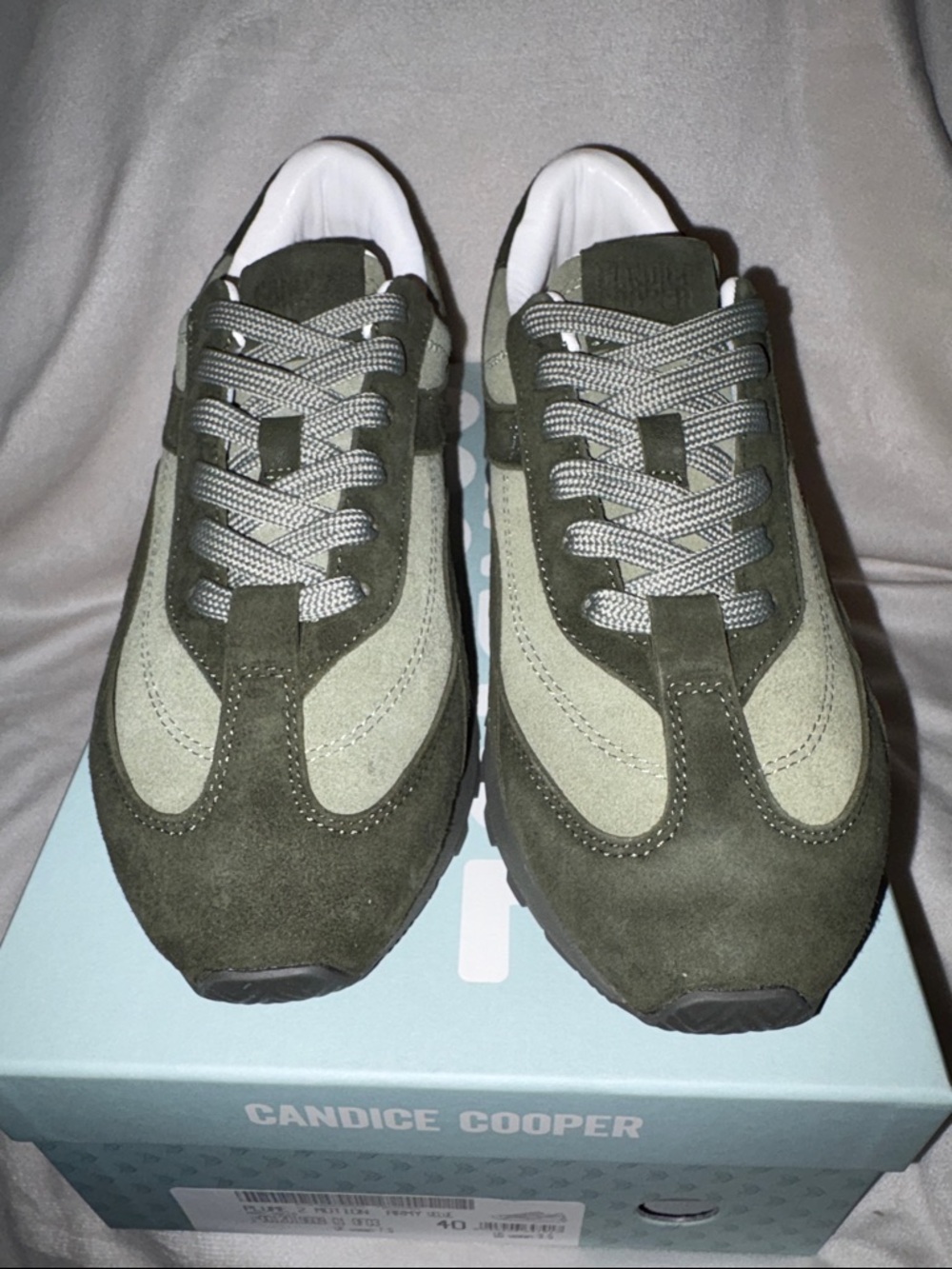 NWT Candice Cooper Plume 2 Motion Sneaker in Army Green - Picture 9 of 16